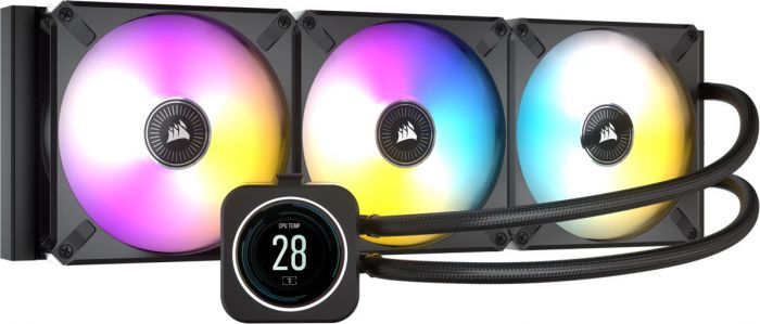 Система водяного охолодження Corsair iCUE H170i Elite LCD Display Liquid CPU Cooler (CW-9060063-WW)