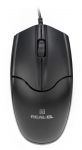 Мишка REAL-EL RM-410 Silent Black USB