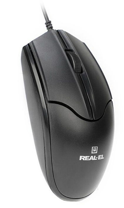 Мишка REAL-EL RM-410 Silent Black USB