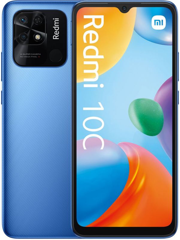 Смартфон Xiaomi Redmi 10C 4/128GB Dual Sim Blue_EU_