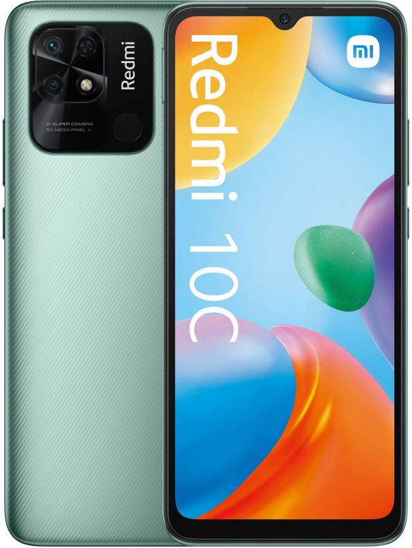 Смартфон Xiaomi Redmi 10C 4/64GB Dual Sim Green_EU_