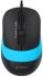 Мишка A4Tech FM10 Black/Blue USB