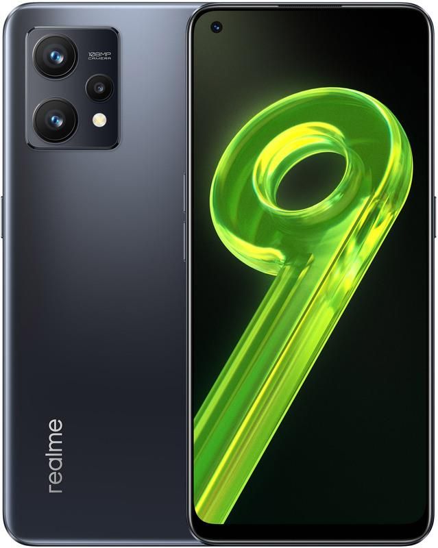 Смартфон Realme 9 4G 6/128GB Dual Sim Meteor Black EU_