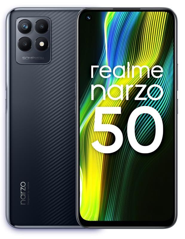 Смартфон Realme Narzo 50 4/128GB Dual Sim Black EU_