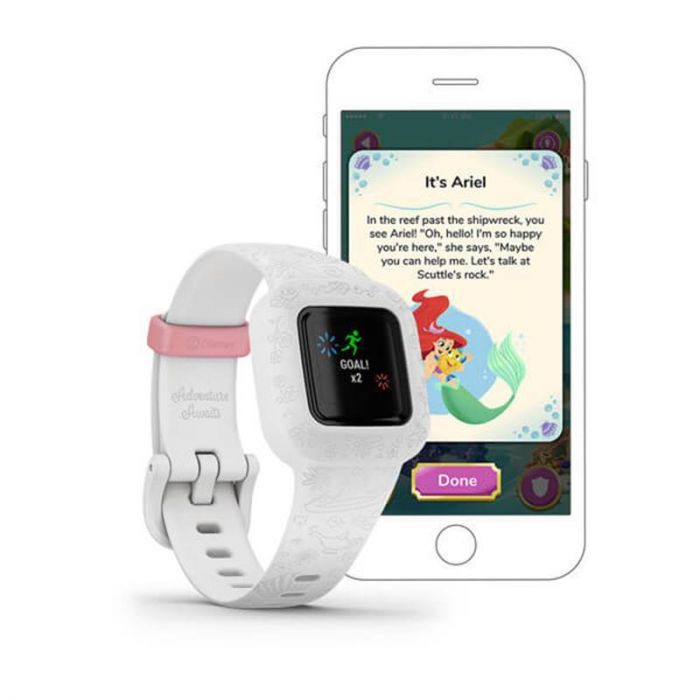 Дитячий фітнес-браслет Garmin Vivofit Jr 3 Disney Princess (010-02441-62)