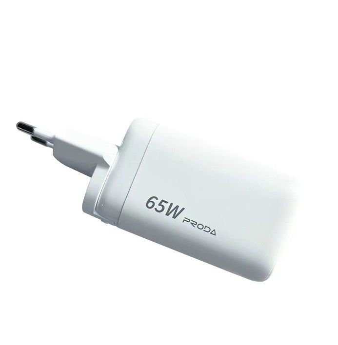 Зарядний пристрій Proda Xinrui A39 Quick Charger 65W USB, Type-C White