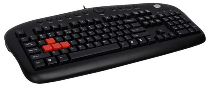 Клавіатура A4Tech KB-28G Ukr Black USB