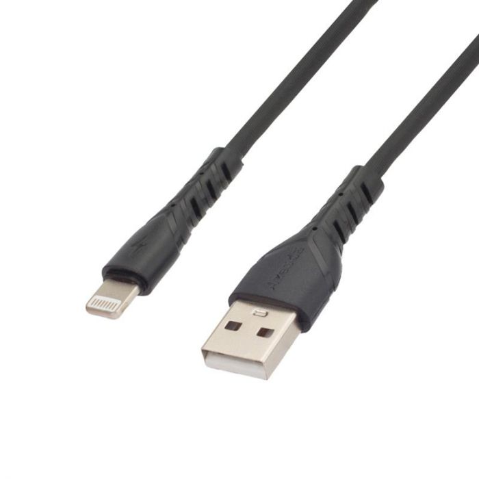 Кабель Proda PD-B47i USB - Lightning (M/M), 1 м, Black (PD-B47i-BK)