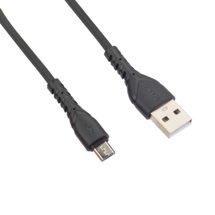 Кабель Proda PD-B47m USB-microUSB, 1м, Black