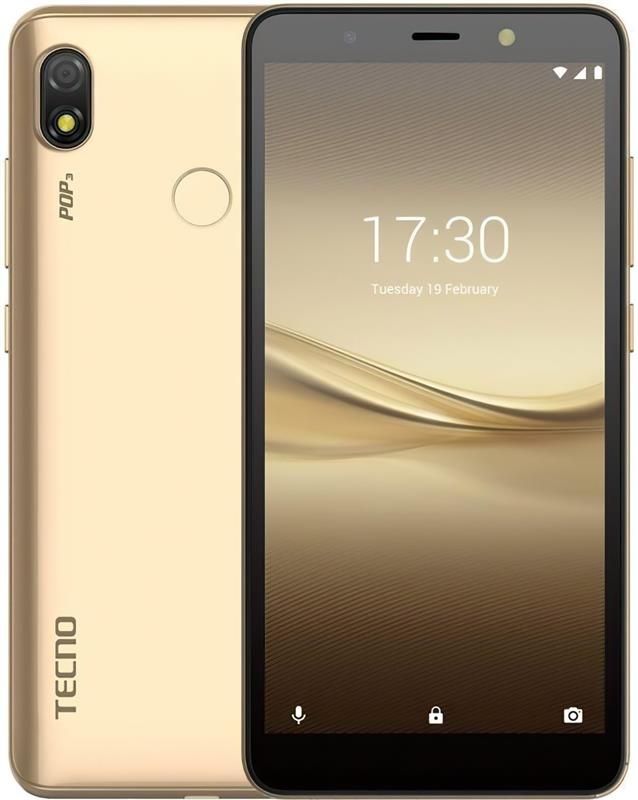 Смартфон Tecno Pop 3 (BB2) 1/16GB Dual Sim Champagne Gold (4895180751271)