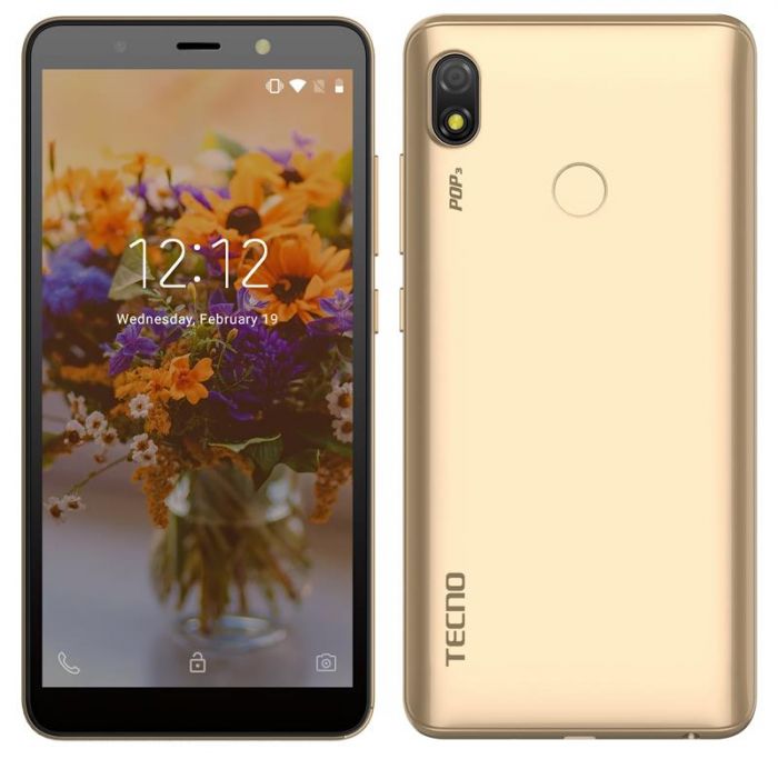 Смартфон Tecno Pop 3 (BB2) 1/16GB Dual Sim Champagne Gold (4895180751271)