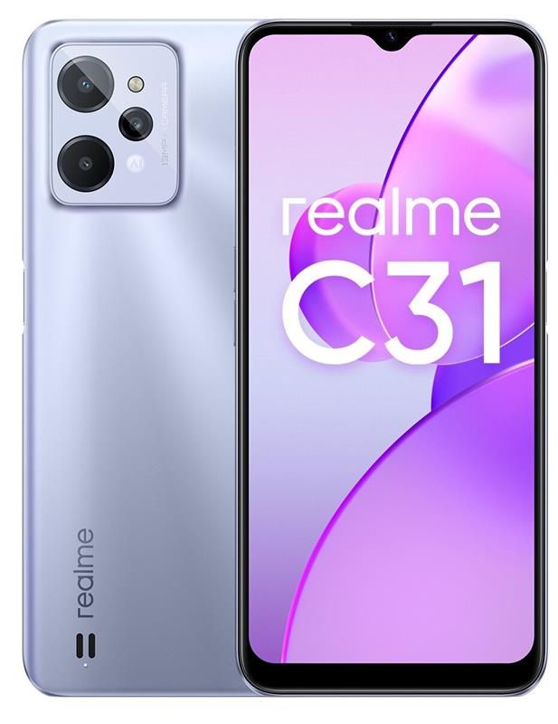 Смартфон Realme C31 4/64GB Dual Sim Light Silver EU_