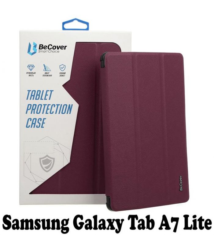 Чохол-книжка BeCover Smart для Samsung Galaxy Tab A7 Lite SM-T220/SM-T225 Red Wine (707591)