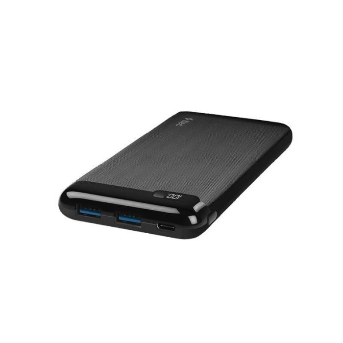 Універсальна мобільна батарея Ttec 10000mAh PowerSlim LCD PD Black (2BB185S)