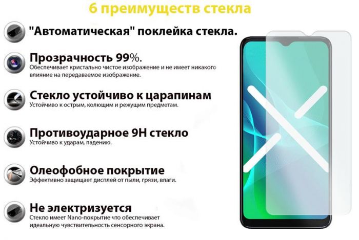 Захисне скло BeCover для Samsung Galaxy A13 4G SM-A135/A23 SM-A235/ M23 5G SM-M236 Crystal Clear Glass (707595)