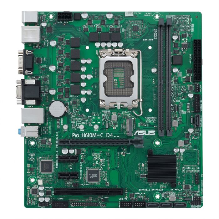 Материнська плата Asus PRO H610M-C D4-CSM Socket 1700