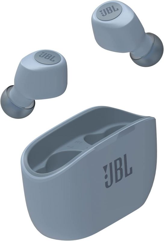 Bluetooth-гарнітура JBL Wave Vibe 100 TWS Blue (JBLW100TWSBLU)