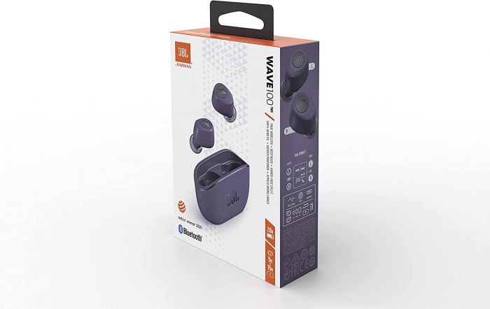 Bluetooth-гарнітура JBL Wave Vibe 100 TWS Purple (JBLW100TWSPUR)