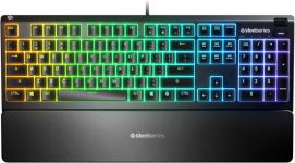 Клавiатура SteelSeries Apex 3 (64805) Black USB