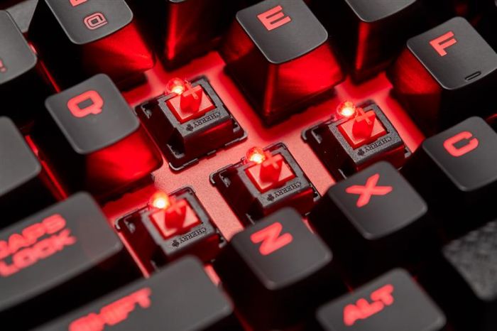 Клавіатура Corsair K63 RGB Cherry MX Red (CH-9115020-RU) Black USB