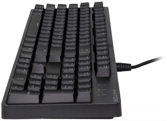 Клавіатура Hator Rockfall Evo Optical ENG/UKR/RUS (HTK-610) Black USB