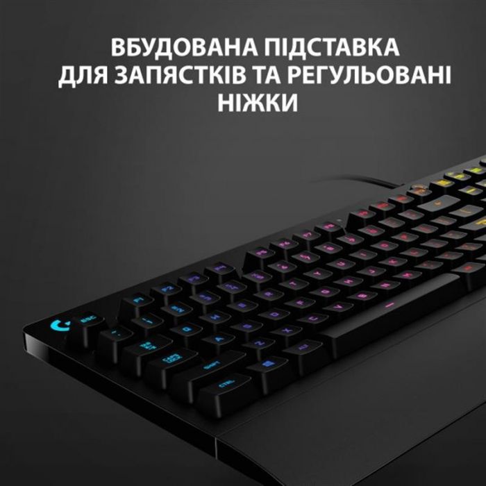 Клавіатура Logitech G213 Prodigy RGB Gaming (920-008092) Black USB