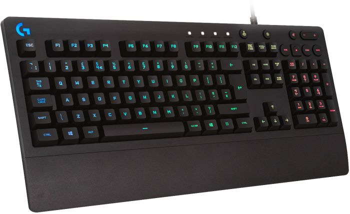 Клавiатура Logitech G213 Prodigy Ukr (920-010740) Black USB