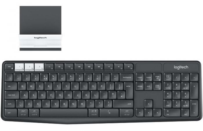 Клавіатура бездротова Logitech K375s (920-008184) Graphite USB/Bluetooth