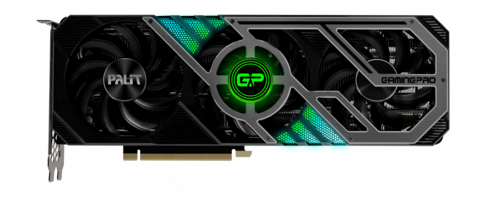 Відеокарта GF RTX 3080 12GB GDDR6X GamingPro Palit (NED3080019KB-132AA) (LHR)