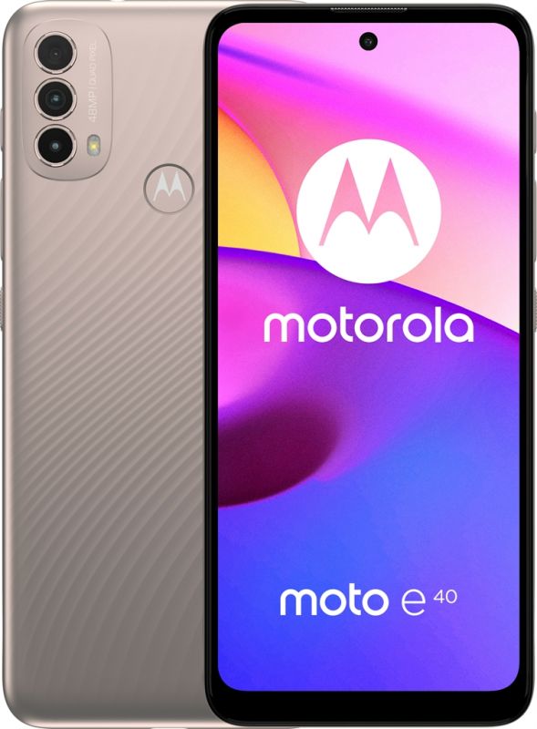 Смартфон Motorola Moto E40 4/64GB Dual Sim Pink Clay (PAVK0004UA)