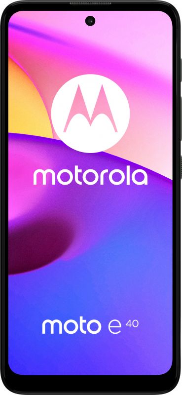 Смартфон Motorola Moto E40 4/64GB Dual Sim Carbon Gray (PAVK0005UA)