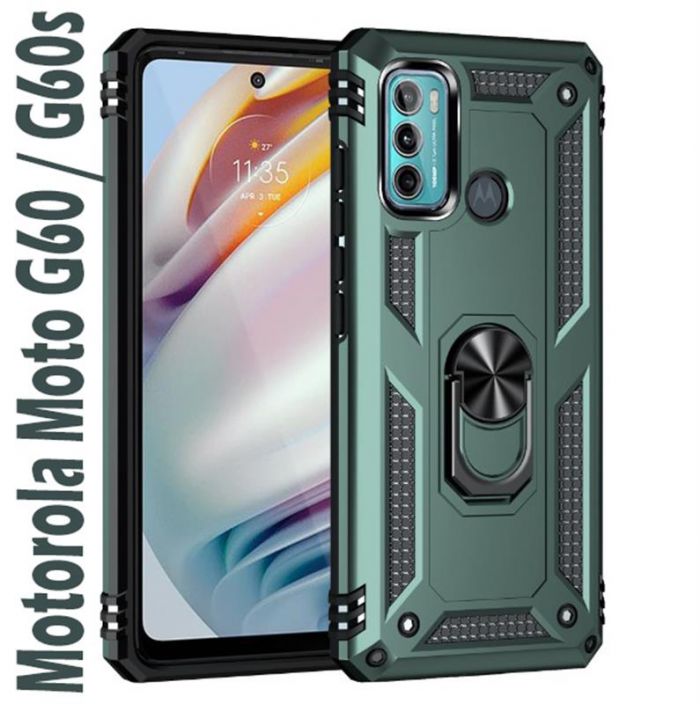 Чохол-накладка BeCover Military для Motorola Moto G60/G60s Dark Green (707611)