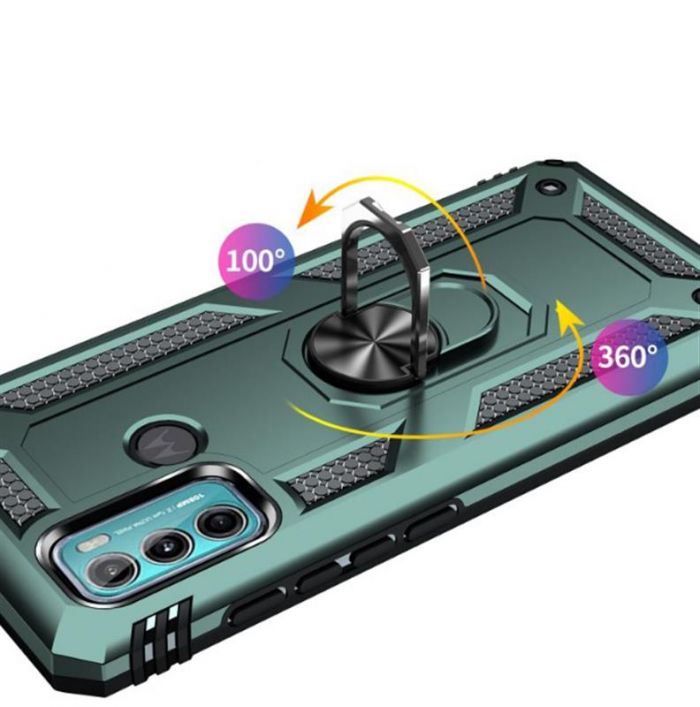 Чохол-накладка BeCover Military для Motorola Moto G60/G60s Dark Green (707611)