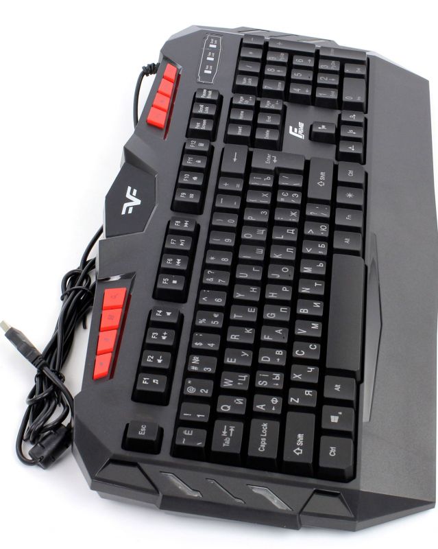 Клавіатура Frime Dragonfly Ukr (FLK18300)  Black USB