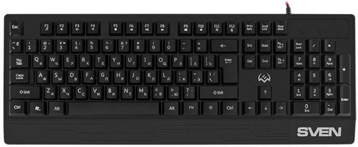 Клавіатура Sven KB-G8300 Ukr Black USB