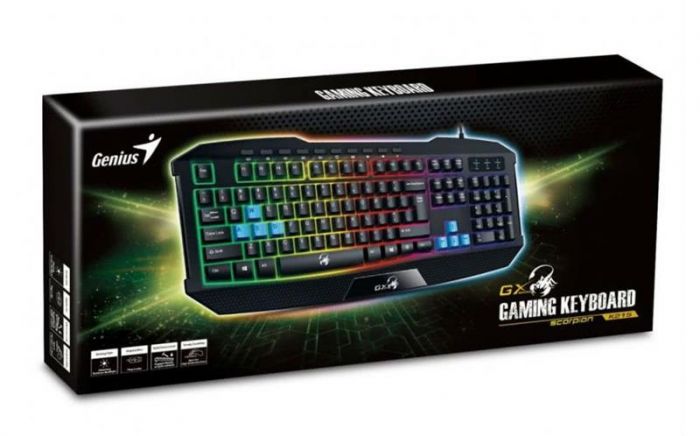 Клавiатура Genius Scorpion K215 Black (31310474105)