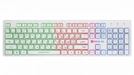 Клавіатура REAL-EL Comfort 7070 Ukr White USB