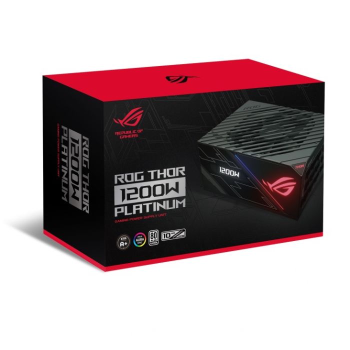 Блок живлення Asus ROG Thor 1200W 80 Plus Platinum Aura OLED (90YE0080-B001N0)