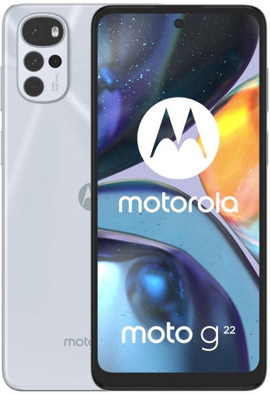 Смартфон Motorola Moto G22 4/64GB Dual Sim White (TKOMOTSZA0127) EU_