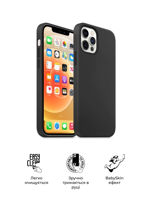 Чохол-накладка Armorstandart Icon2 для Apple iPhone 12 Pro Max Black (ARM60570)