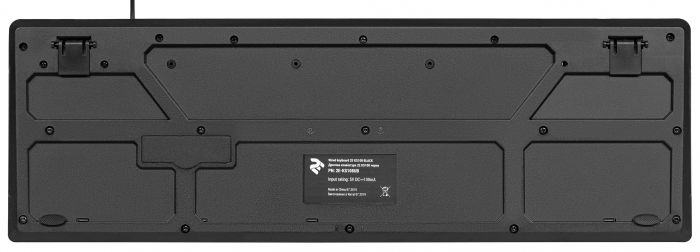 Клавіатура 2E KS108 Slim Ukr (2E-KS108UB) Black USB