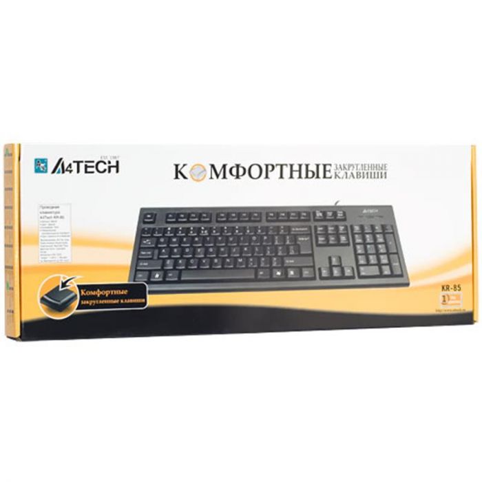 Клавіатура A4Tech KR-85 USB Black 