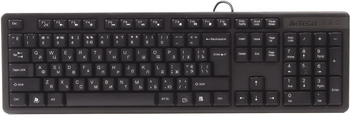 Клавіатура A4Tech KK-3 Black USB