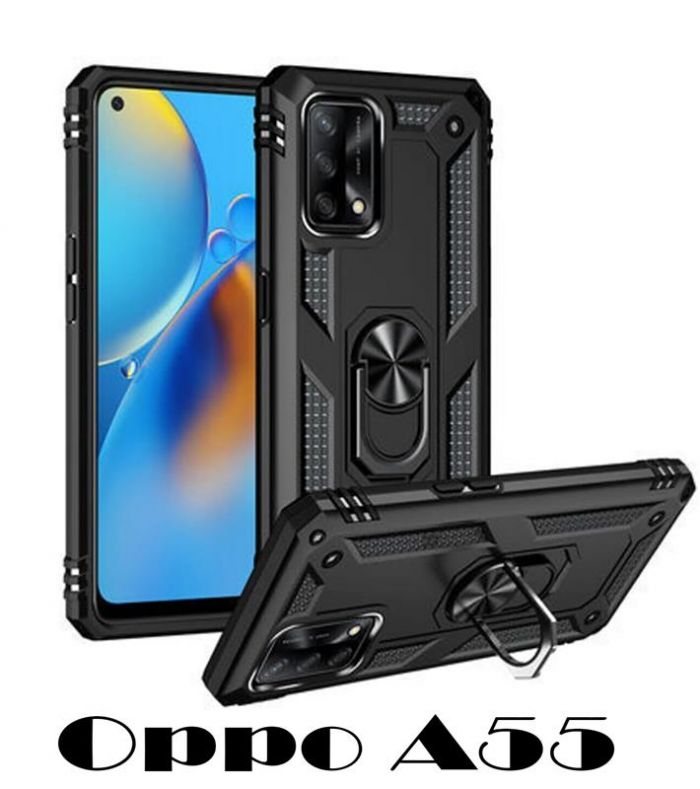 Чохол-накладка BeCover Military для Oppo A55 Black (707406)