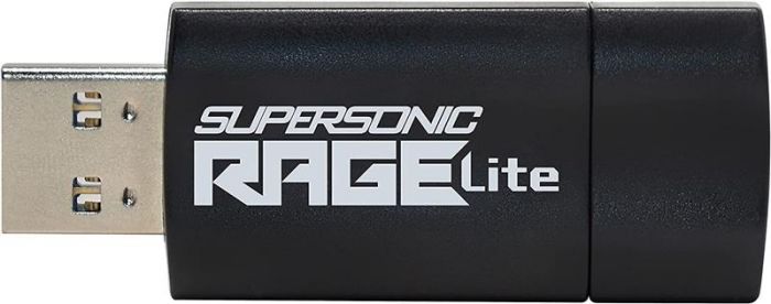 Флеш-накопичувач USB3.2 64GB Patriot Rage Lite Black (PEF64GRLB32U)