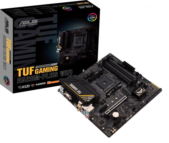 Материнська плата Asus TUF Gaming A520M-Plus WIFI Socket AM4