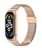 Ремінець BeCover Metal для Xiaomi Mi Smart Band 7 Rose Gold (707496)