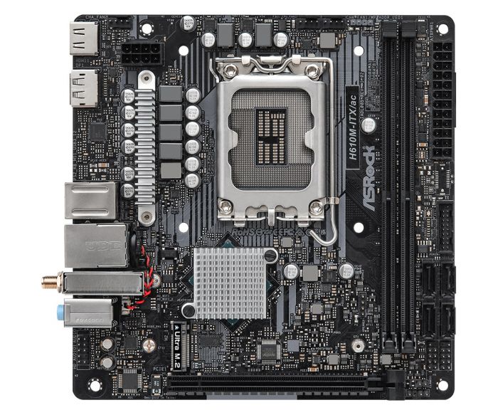 Материнська плата ASRock H610M-ITX/AC Socket 1700