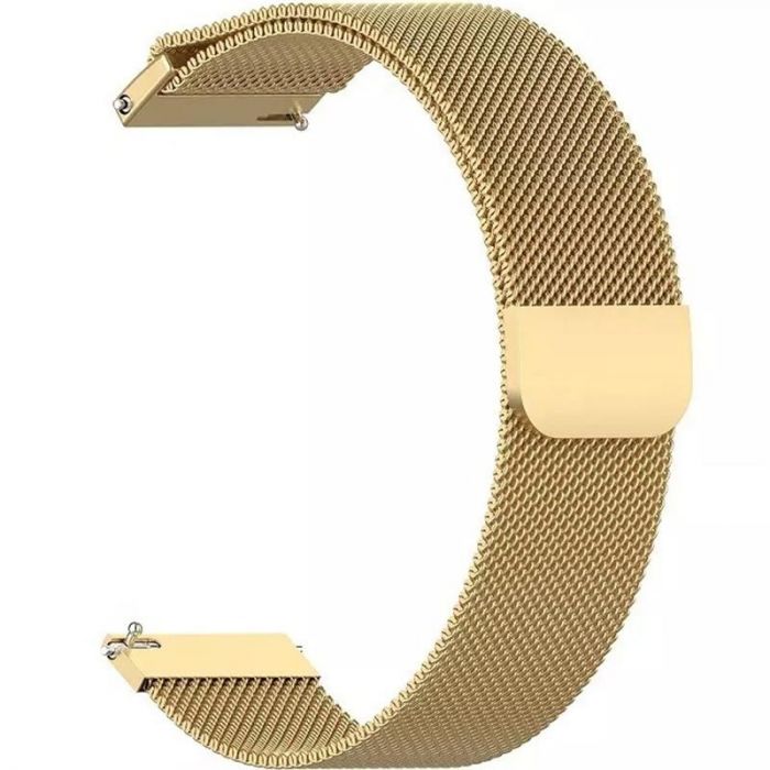 Ремінець BeCover Milanese Style для Xiaomi Amazfit Bip (22mm) Lite/Bip S Lite/GTR 42mm/GTS/TicWatch S2/TicWatch E/GTS 3/GTS 2 mini Gold (707738)