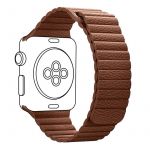 Ремінець Armorstandart Leather Loop для Apple Watch 42mm/44mm/45mm Saddle Brown (ARM57844)